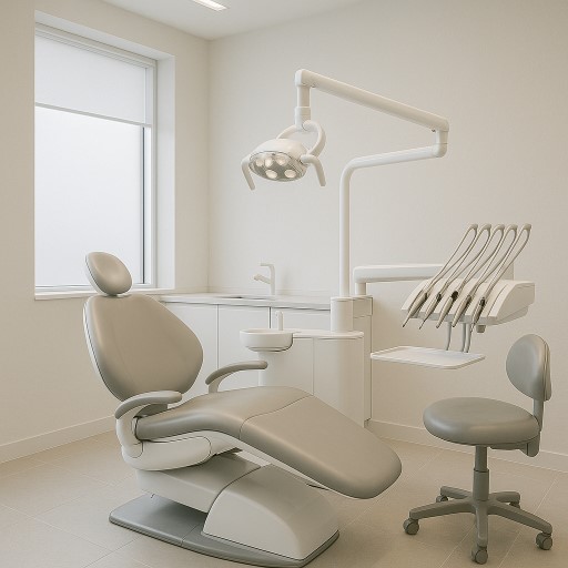 Consultório odontológico moderno e bem equipado
